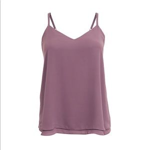 NWT torrid swing cami in purple, size 3